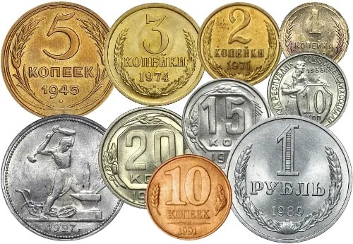 Чистка монет из меди и медно-никелевого сплава