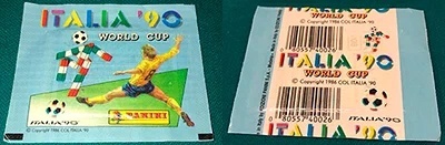 Пакетик с наклейками Panini Italia World Cup 1990